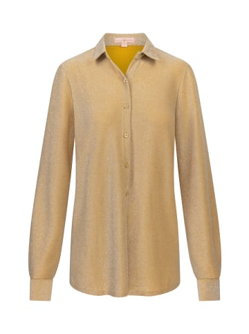 Moda Minx Langarmbluse Lumiere Beach Shirt in Gold
