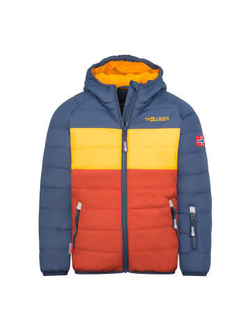 Trollkids Ski-/ Snowboardjacke Hafjell XT in red clay/mystic blue