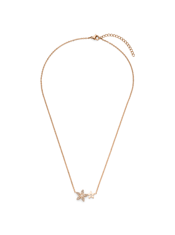 Tamaris Halskette The new Glitter Flower in roségold