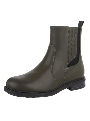 Ital-Design Stiefelette in Grün