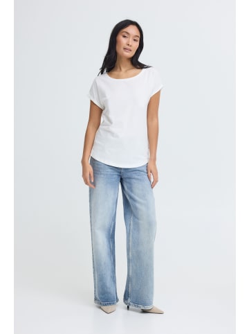 Oxmo Rundhalsshirt OXNPubby in Weiß