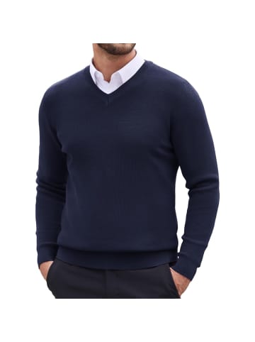Cappuccino Italia Pullover Mock in Blau