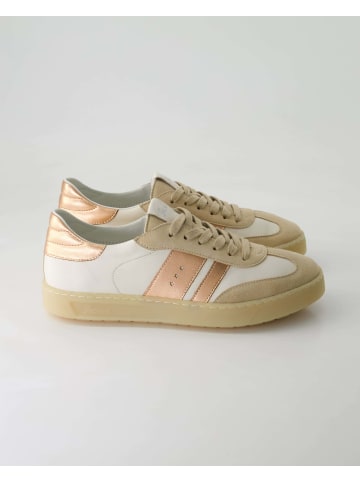 Sioux Sportliche Schnürschuhe in Beige