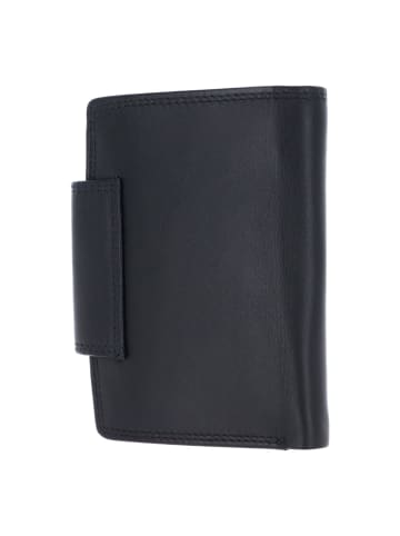 Golden Head Polo Geldbörse RFID Schutz Leder 12.5 cm in schwarz