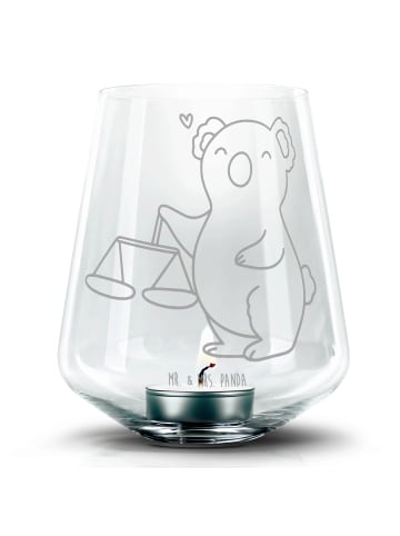 Mr. & Mrs. Panda Windlicht Waage Astrologie ohne Spruch in Transparent