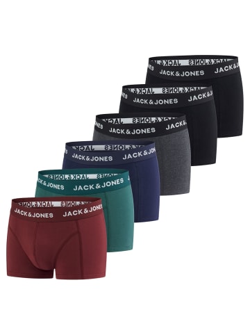 Jack & Jones Trunk 6er Pack Basic Trunks regular/straight in Mehrfarbig