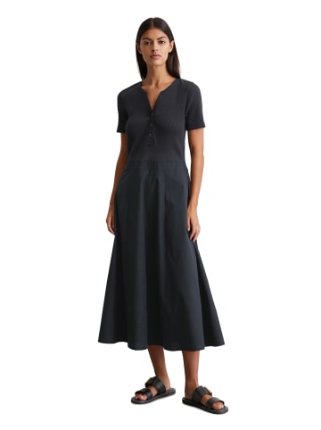 Marc O'Polo Geripptes Jerseykleid fitted in Dark Navy