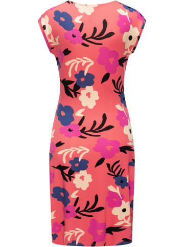 ragwear Sommerkleid Crupi Print in Coral