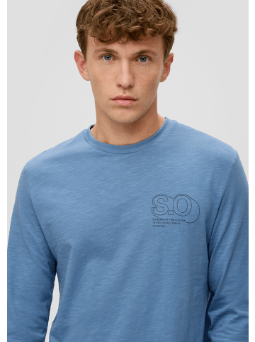 s.Oliver T-Shirt langarm in Blau