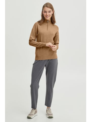 Oxmo Rollkragenpullover OXRita in Beige