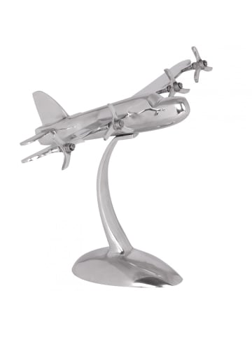 FineBuy Tischdekoration in Silber / Aluminium / 42x30x42