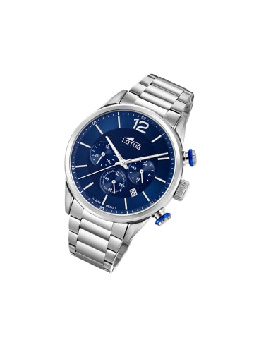 Lotus Analog-Armbanduhr Lotus Khrono silber groß (ca. 43mm)