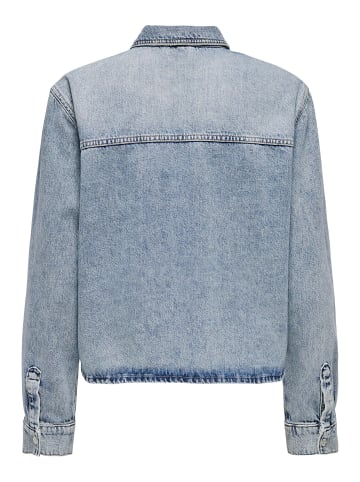 ONLY Jeanshemd in Light Blue Denim