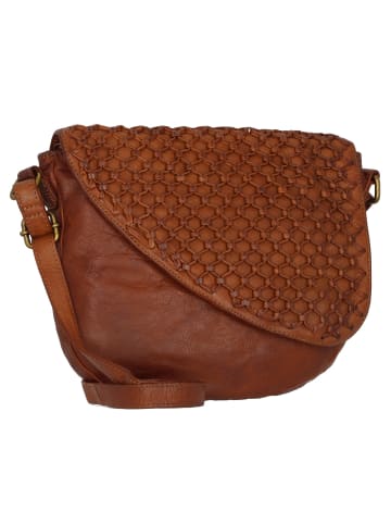 Greenland Nature Femi & Nine Umhängetasche Leder 24 cm in cognac