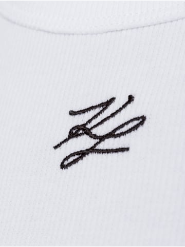 Karl Lagerfeld Top Autograph Tank in weiß