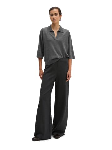 Marc O'Polo Hose Model Margo wide in Coal Grey Melange