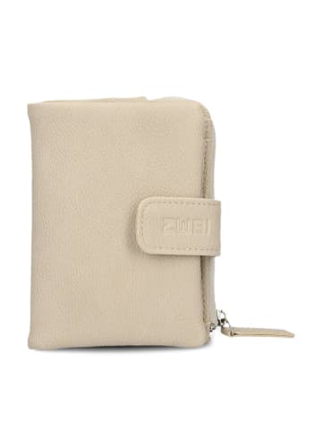 Zwei Mademoiselle Geldbörse 10 cm nubuk linen
