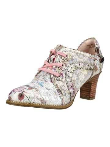 LAURA VITA Stiefelette in Weiß/Pink
