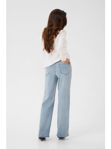 Kaffe Jeans KAmeadow Regular fit in Light Blue Washed Denim
