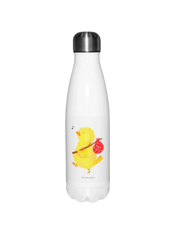 Mr. & Mrs. Panda Getränkeflasche Küken Wander ohne Spruch in Weiß