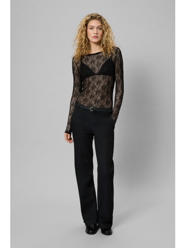 My Essential Wardrobe Langarm-Bluse MWRita Tight fit in Black