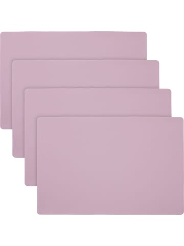 Erwin Müller Tischset 4er-Pack Lagoa in mauve