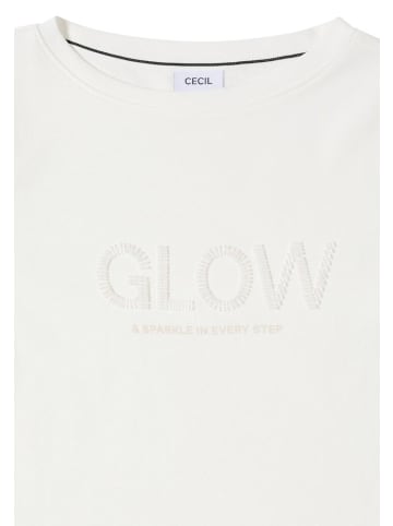 Cecil Langarmshirt in vanilla white