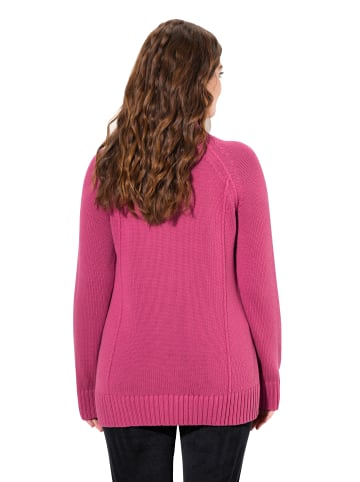 Ulla Popken Pullover in fuchsia