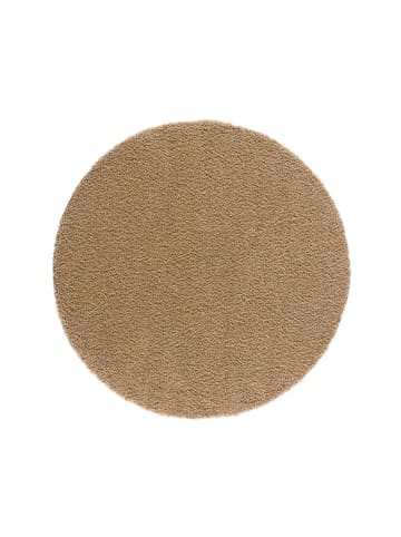 Atticgo Hochflor-Teppich NORGE rund in lienen