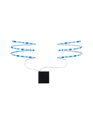 paulmann LED-Streifen Function Mobil blau Strip 2x80 cm in weiß