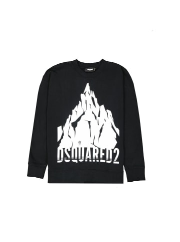 Dsquared² Schwarz Baumwolle Sweatshirt