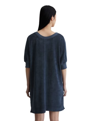 Marc O'Polo Frottee-Kleid regular in muted blue