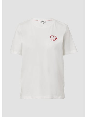 s.Oliver T-Shirt in 02D7_ecru