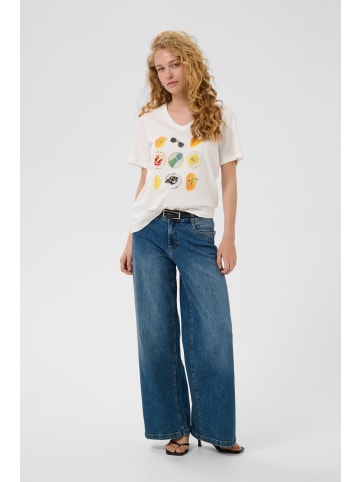 CULTURE T-shirt CUcahil Relaxed fit in Spring Gardenia