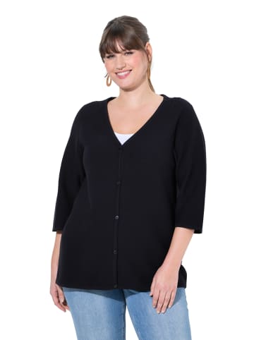 Ulla Popken Strickjacke in schwarz