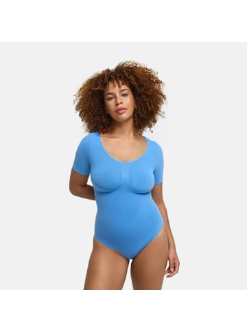 CFAB Figurformender Body mit Slip in Silberseeblau