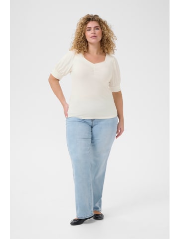 KAFFE curve T-shirt KCsissy in Chalk