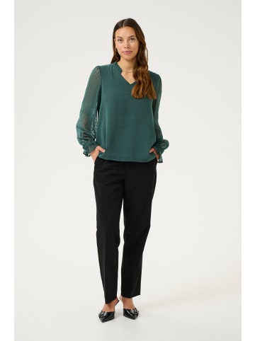 Kaffe Langarm-Bluse KAanja Regular fit in Aventurine CC