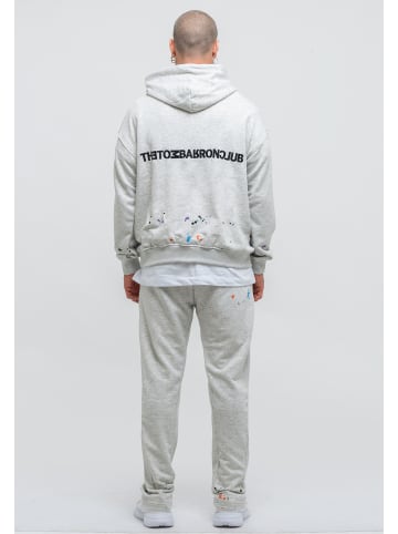 Tom Barron Jogginganzug Jogging Set Splash Print Design in grey