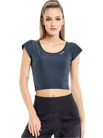 Winshape Functional Light and Soft Cropped Kurzarmshirt AET137LS in anthracite