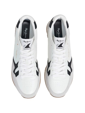 Pepe Jeans Turnschuhe Brit in Weiß