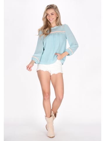 IZIA Women Blouse Shirt in aqua