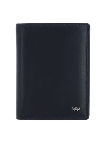Golden Head Polo Geldbörse RFID Schutz Leder 12 cm marineblau