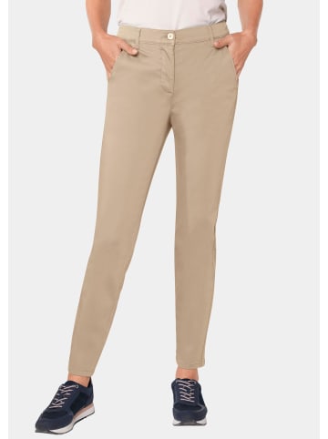 GOLDNER Chino-Hose in sand