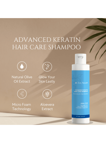 Dr. Eve_Ryouth Hochwirksames Keratin-Haarpflege-Shampoo