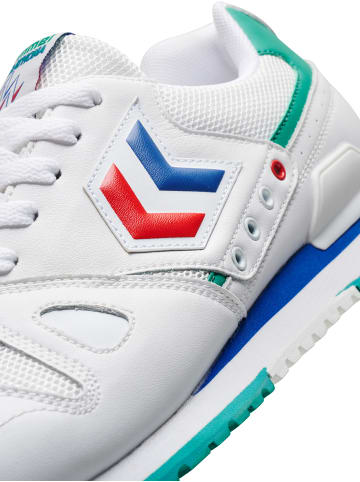 Hummel Sneaker Low Marathona Archive in WHITE/GREEN