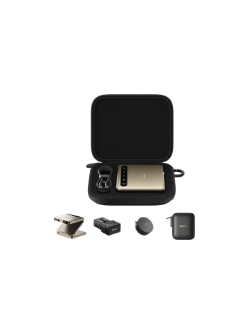 AURZEN ZIP Mini Beamer mit Akku & Powerbank Projektor