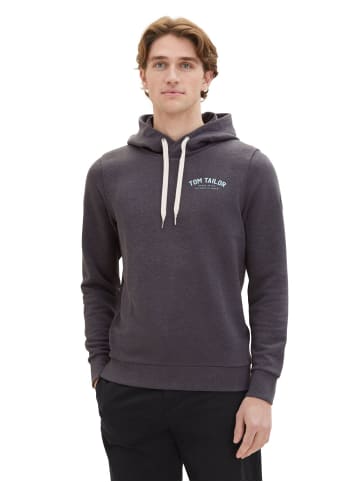 Tom Tailor Sweatshirt LOGO HOODIE in Grau