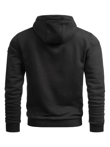 Alessandro Salvarini Hoodie AS-295 in Schwarz