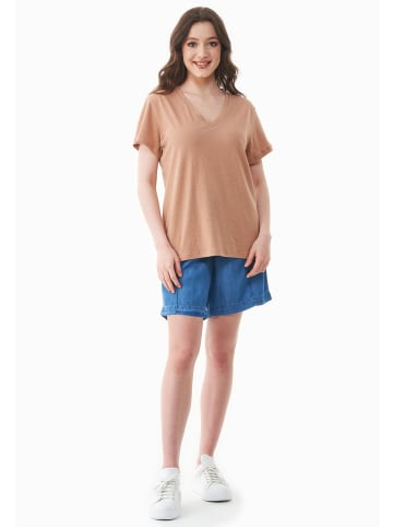 Organication T-Shirt "WOR17213" in Tan
